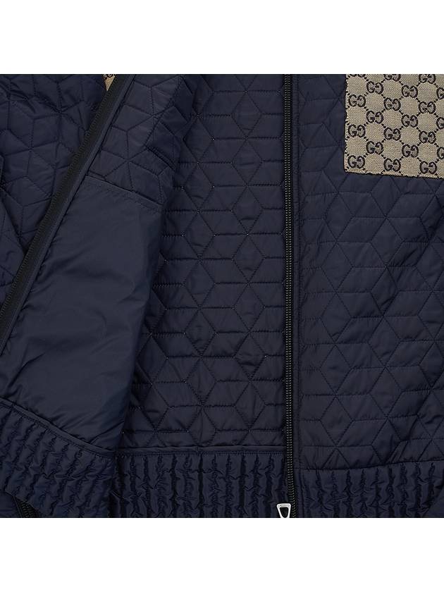 GG Detail Quilted Padding Blue - GUCCI - BALAAN 9