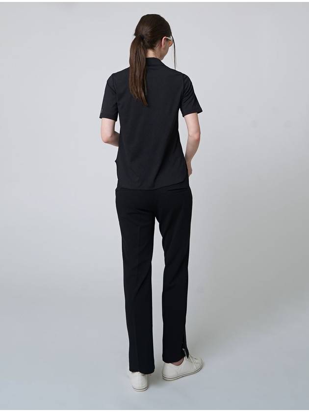 AW41TH09 Shirt collar top_black - ATHPLATFORM - BALAAN 5