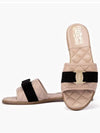 Vara Quilted Slippers Beige - SALVATORE FERRAGAMO - BALAAN 4