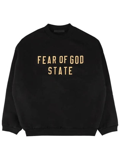 Logo Print Sweatshirt Black - FEAR OF GOD - BALAAN 2