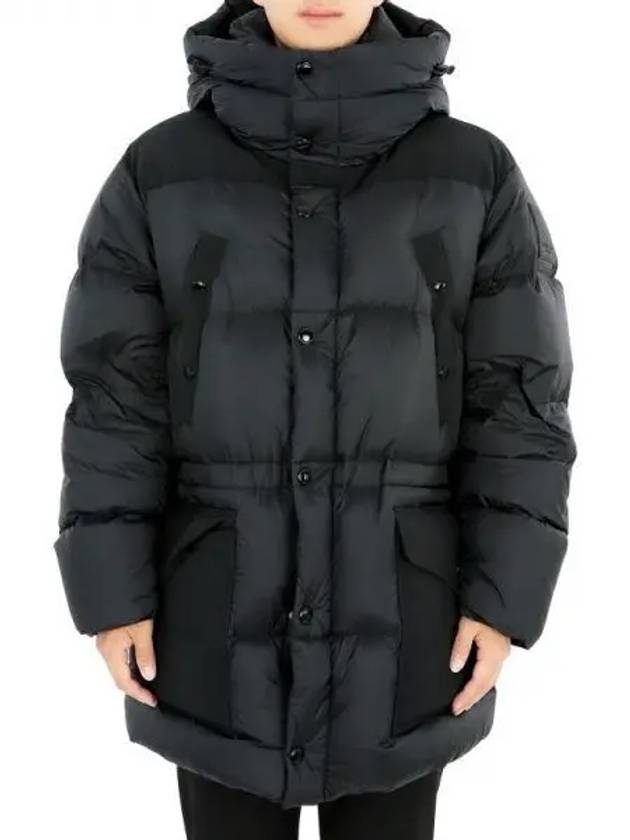 Men's Detachable Hooded Down Padding Black - BURBERRY - BALAAN 2