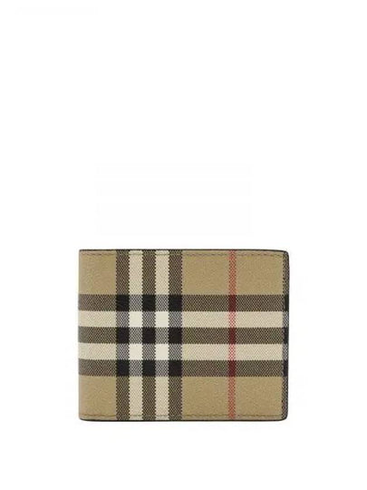 Vintage Check Slim Half Wallet Beige - BURBERRY - BALAAN 2