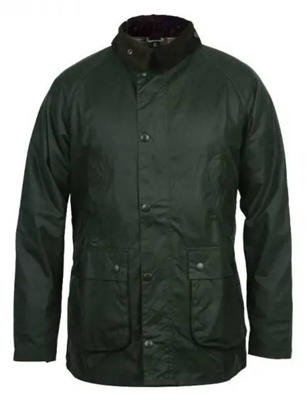 Bedale Wax Cotton Jacket Green - BARBOUR - BALAAN 2