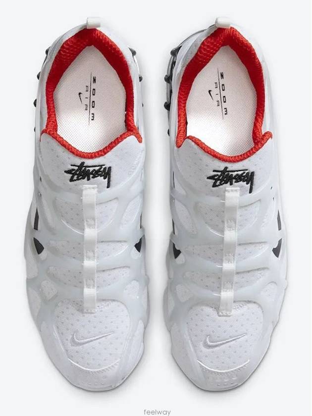 Stussy Air Kukini Spiridon Cage 2 Low Top Sneakers White - NIKE - BALAAN 6