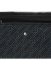 Monogram Small Clutch Bag Black Blue - MONTBLANC - BALAAN 8