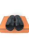 Izmir Sandal Calfskin & Noir - HERMES - BALAAN 4