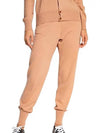 Women's Embroidered Logo Cashmere Blend Track Pants Dark Beige - VIVIENNE WESTWOOD - BALAAN 3