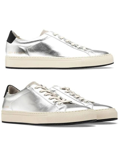 Retro Low Top Sneakers Silver - COMMON PROJECTS - BALAAN 2