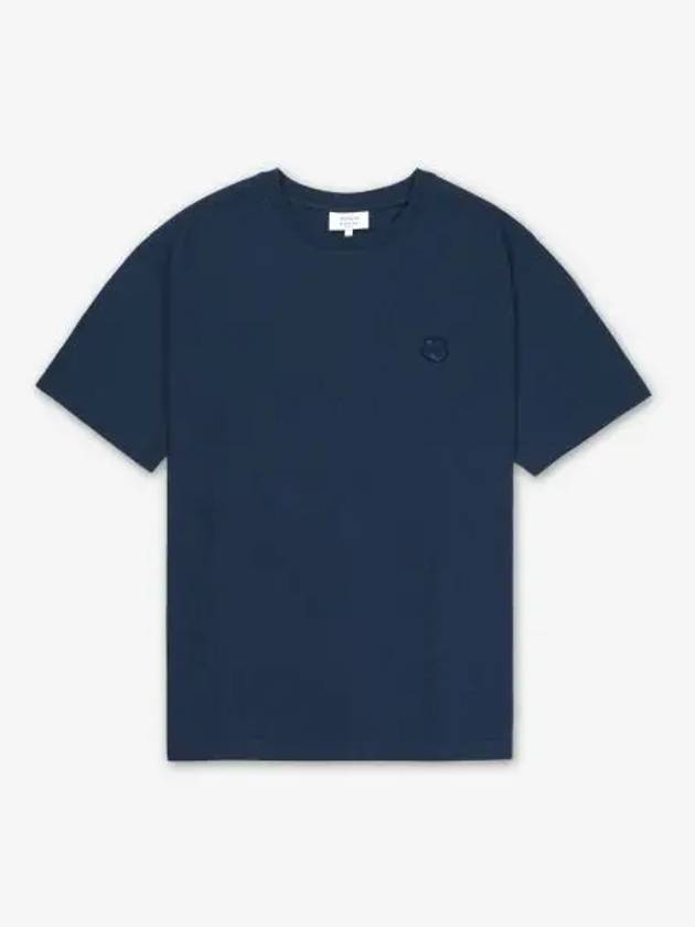 Bold Fox Head Patch Comfort Short Sleeve T-Shirt Navy - MAISON KITSUNE - BALAAN 2