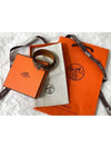 Mini Kelly Double Tour Leather Bracelet Etoupe - HERMES - BALAAN 5