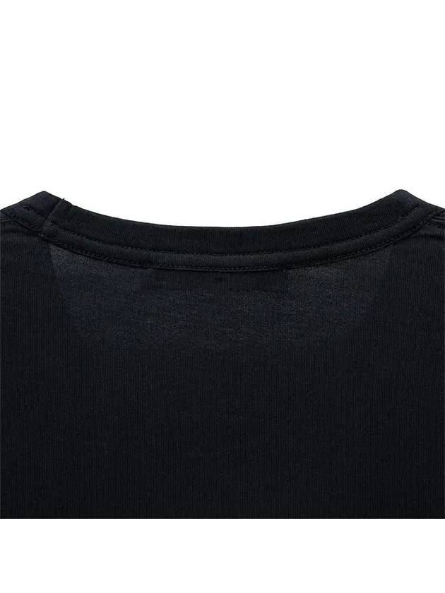 Face Logo Crew Neck Short Sleeve T-Shirt Black - ACNE STUDIOS - BALAAN 7