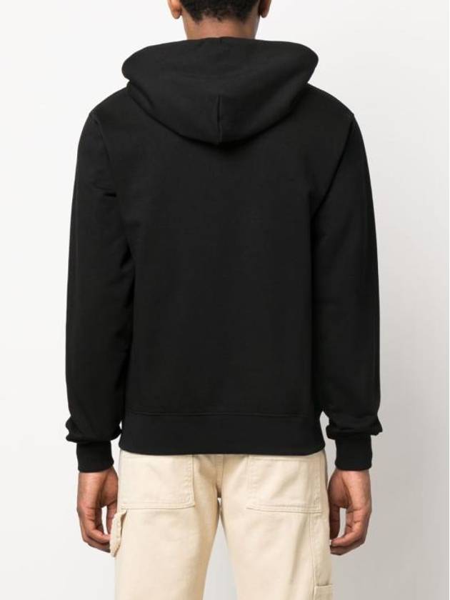 Varsity Patch Slim Hoodie Black - OFF WHITE - BALAAN 6