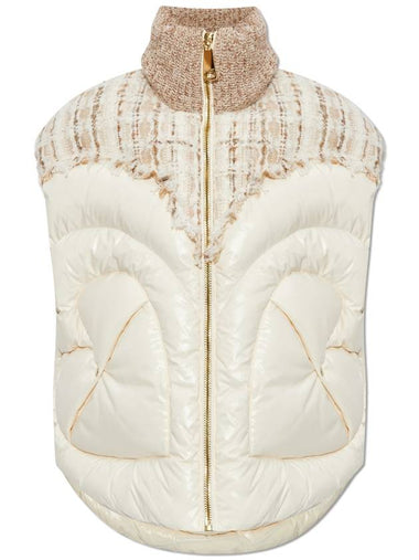 Khrisjoy Down Vest, Women's, Cream - KHRISJOY - BALAAN 1