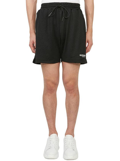 Owner Club Mesh Shorts Black - REPRESENT - BALAAN 2