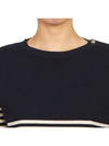 Otranto Knit Top Black White - MAX MARA - BALAAN 7