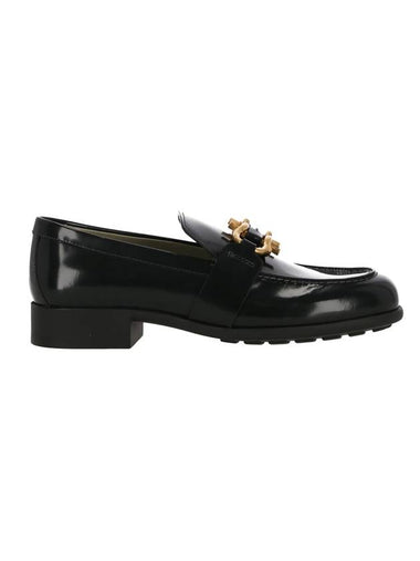 Leather Loafers Dark Green - BOTTEGA VENETA - BALAAN 1