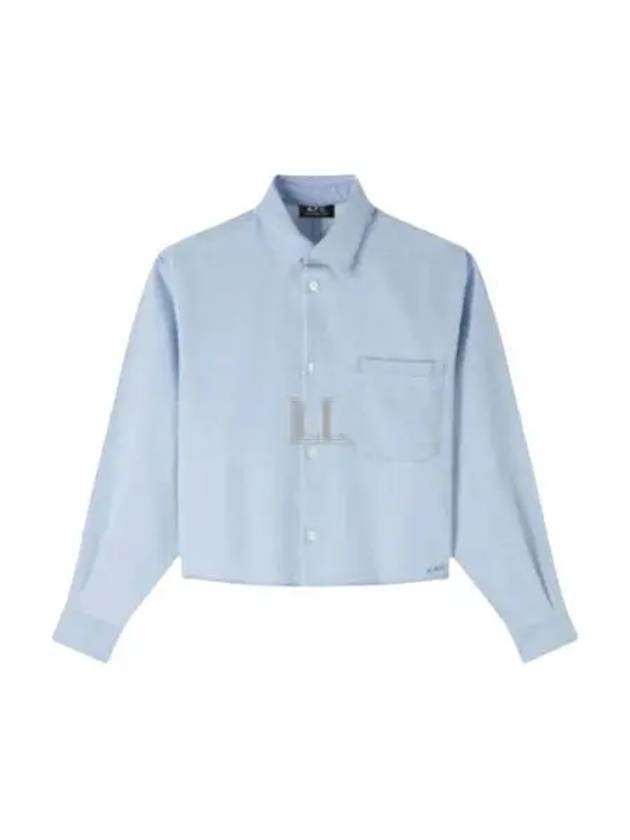 Samantha Denim Long Sleeve Shirt Light Blue - A.P.C. - BALAAN 2