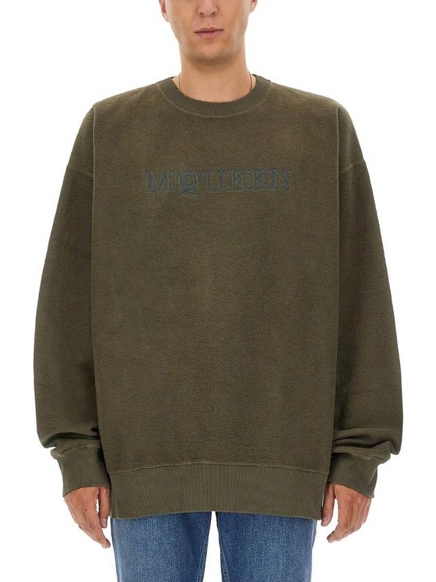 Alexander McQueen Sweatshirt With Logo - ALEXANDER MCQUEEN - BALAAN 1