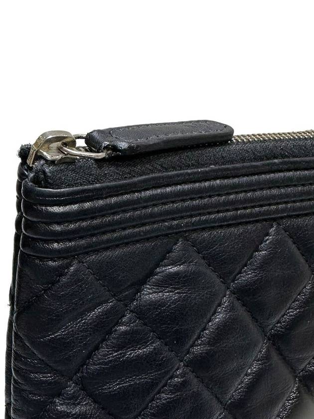 Women s A84407 Lambskin Black Boy Gold Large Clutch Bag - CHANEL - BALAAN 6