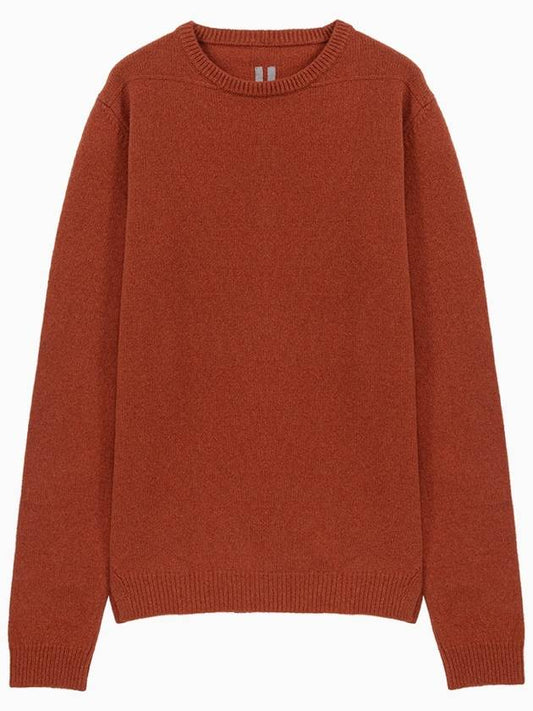 Orange Cashmere Wool Knit RU02B2684WSBR 53 - RICK OWENS - BALAAN.