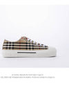 Vintage Check Cotton Sneakers Archive Beige - BURBERRY - BALAAN 4