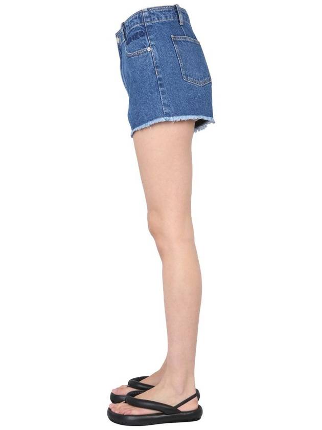 Women's Denim Shorts - KENZO - BALAAN 4