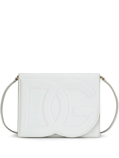 DG Logo Embossed Cross Bag White - DOLCE&GABBANA - BALAAN 2