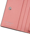 Gancini Compact Half Wallet Coral - SALVATORE FERRAGAMO - BALAAN 9