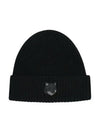 Wool Fox Head Beanie Black - MAISON KITSUNE - BALAAN 2