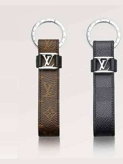 LV Dragonne Key Holder Black - LOUIS VUITTON - BALAAN 2