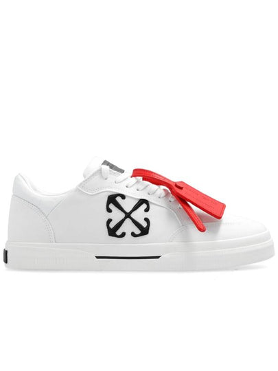 vulcanized contrast tag canvas sneakers OMIA293S24FAB0010210 - OFF WHITE - BALAAN 2