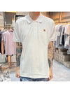 Fox Head Patch Classic Polo Shirt White - MAISON KITSUNE - BALAAN 3