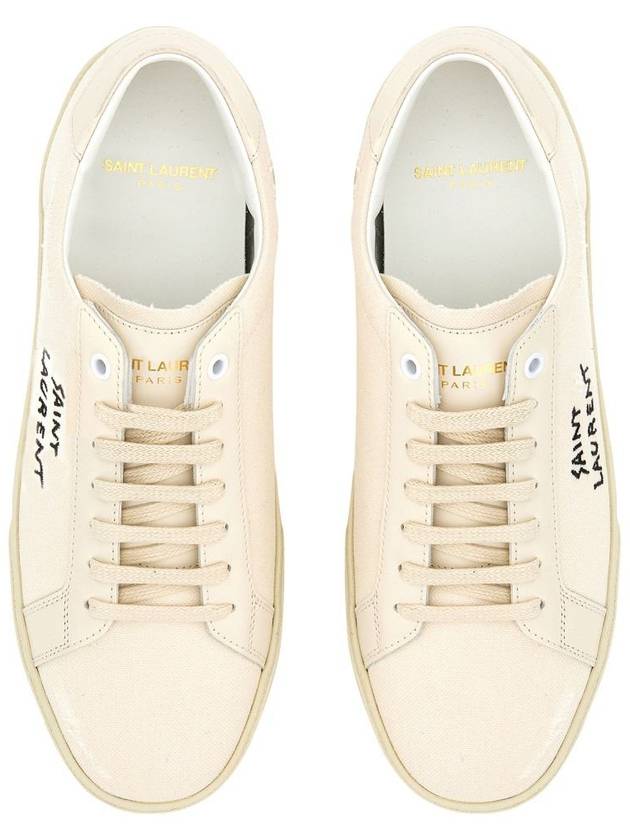 Court Classic SL/06 Sneakers Cream - SAINT LAURENT - BALAAN 8