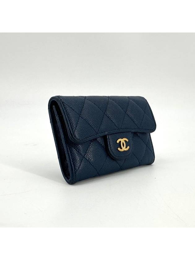 Classic caviar flap card wallet - CHANEL - BALAAN 4