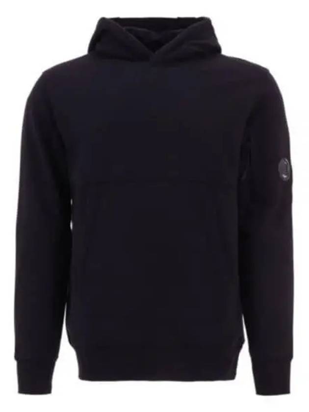 Lens Wappen Pocket Hoodie Black - CP COMPANY - BALAAN 2