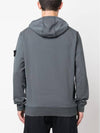 Signature Logo Patch Hoodie Grey - STONE ISLAND - BALAAN 5