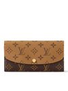 Emilie Monogram Reverse Canvas Long Wallet Brown - LOUIS VUITTON - BALAAN 2