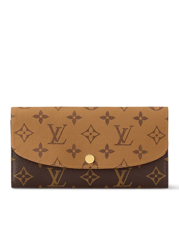 Emilie Monogram Reverse Canvas Long Wallet Brown - LOUIS VUITTON - BALAAN 2