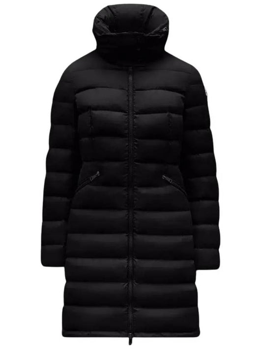 Women's Flammette Down Long Padded Jacket Black - MONCLER - BALAAN 2