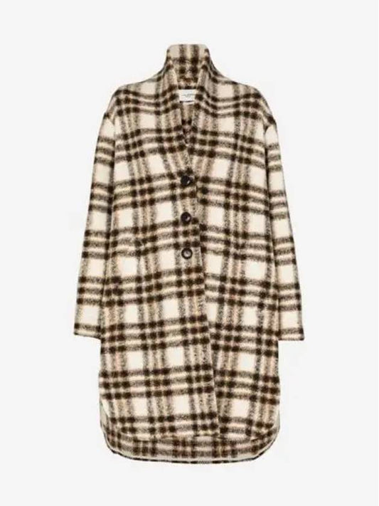 Wool Check Gabrielle Single Coat - ISABEL MARANT - BALAAN 2