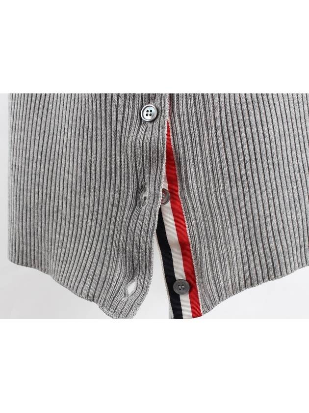 Diagonal armband Milano stitch knit gray 5 - THOM BROWNE - BALAAN 8