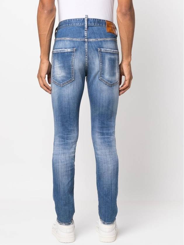 Skater Wash Cotton Jeans Blue - DSQUARED2 - BALAAN 5