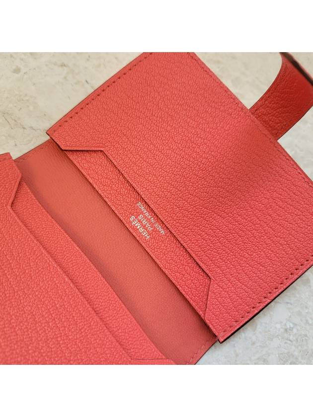 Bearn Card Wallet Rose - HERMES - BALAAN 6