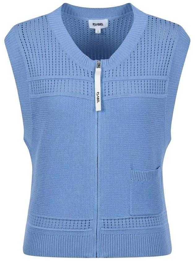 Punching zip-up vest MK3MV315SBL - P_LABEL - BALAAN 10