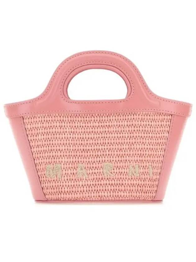 Rattan Micro Tropicalia Cross Bag Light Pink - MARNI - BALAAN 2