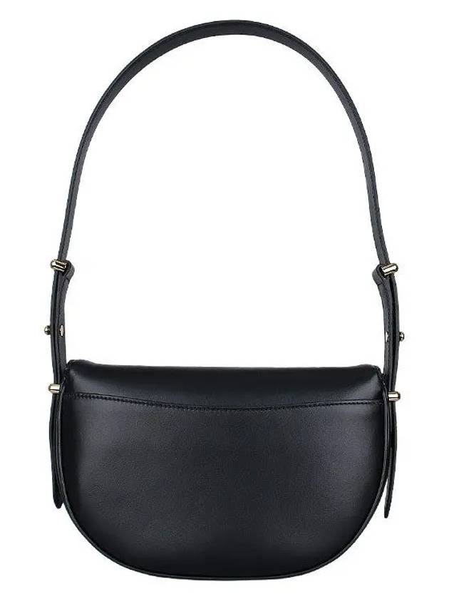 Arque Leather Shoulder Bag Black - PRADA - BALAAN 3