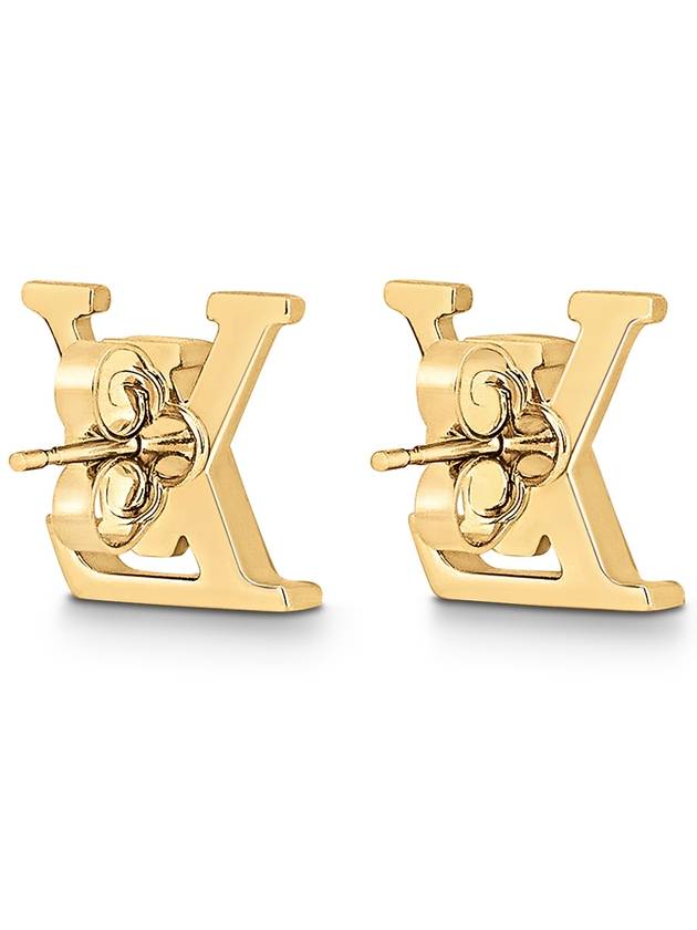 LV Iconic Earrings Gold - LOUIS VUITTON - BALAAN 3