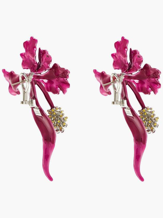 Floral Earrings_Silver/Hot Pink Multi (2S4JER001J07-04) - MARC JACOBS - BALAAN 2