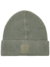 Logo Metropolis Wool Beanie Green - CP COMPANY - BALAAN 11