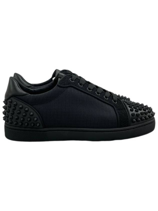 Spike Low Top Sneakers Black - CHRISTIAN LOUBOUTIN - BALAAN 3